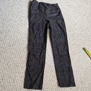 NEW UP! Black Pinstripe Straight-Leg stretch Pants us 2 fr 34 uk 6 it 38 Italy